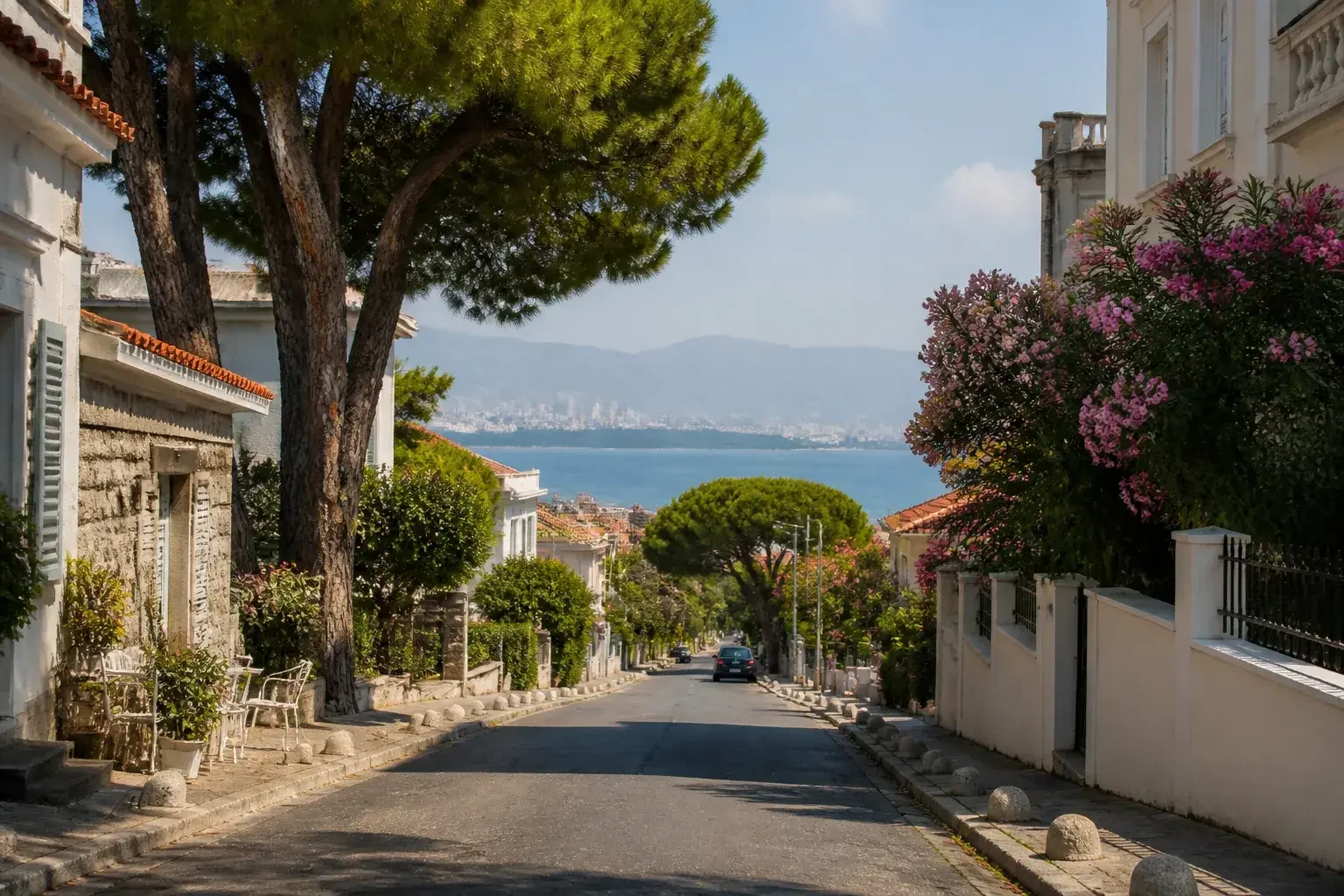 İzmir’in sahil havasını yansıtan sakin şehir manzarası